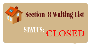 Section 8 Waiting List Status: Closed