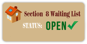 Section 8 Waiting List Status: Closed