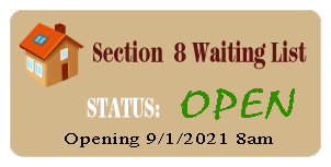 Section 8 Waiting List Status: Closed